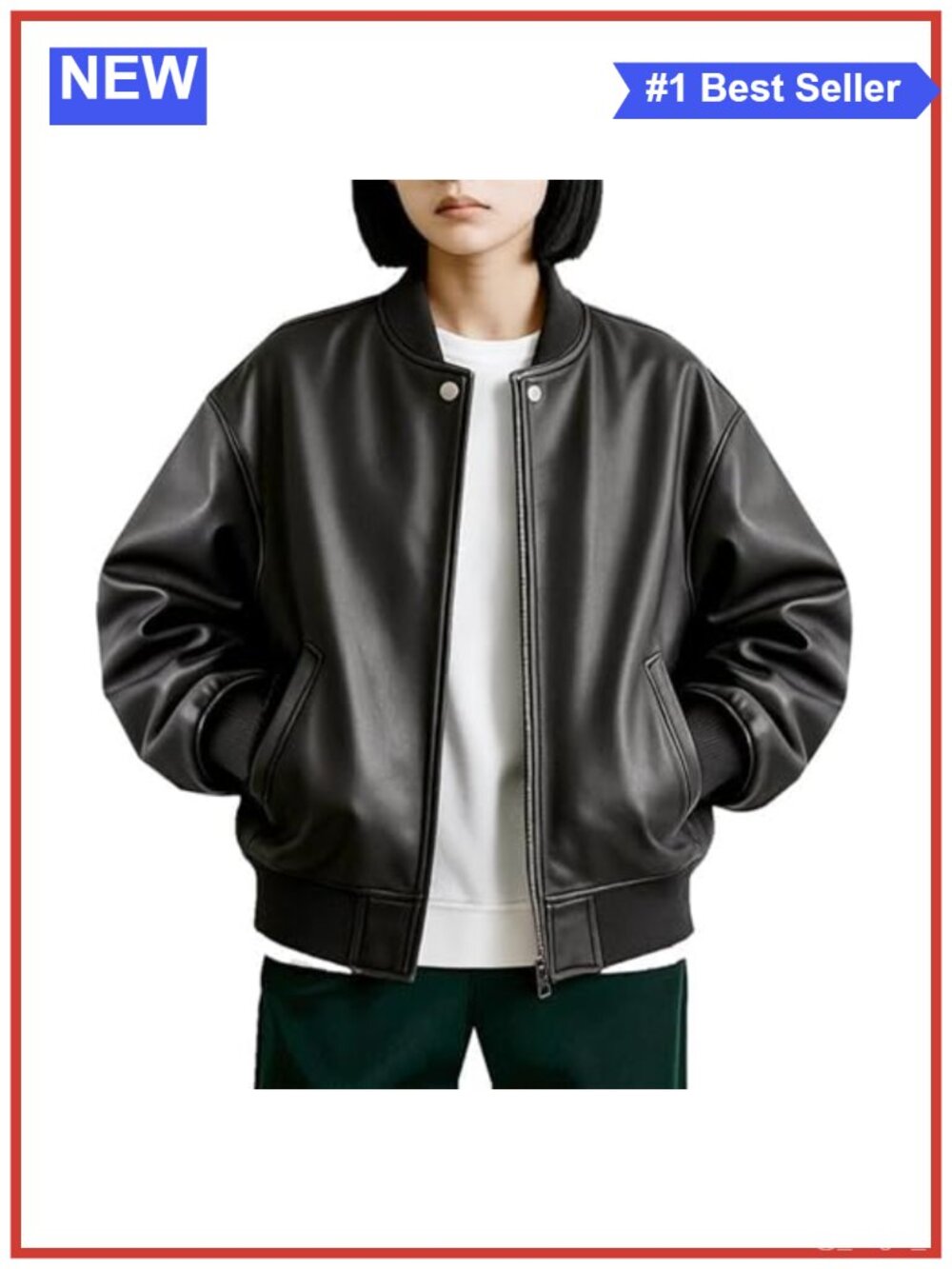 Oversized Real Lambskin Leather Jacket Women Plus Size Moto Coat